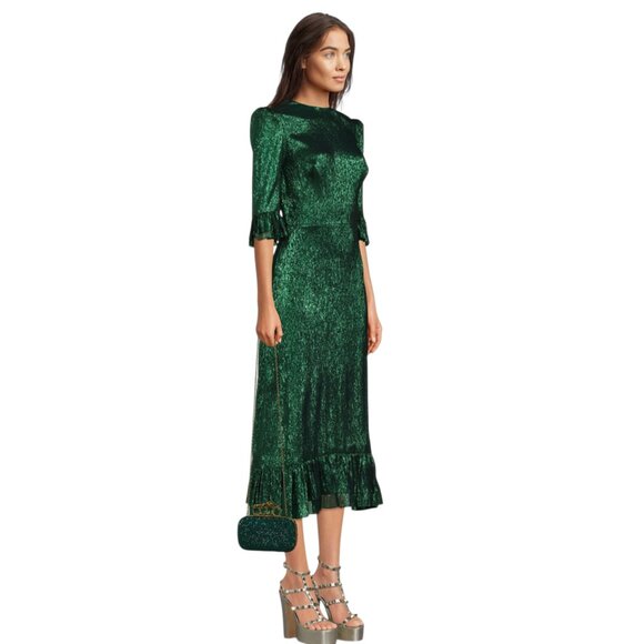 TIMELESS COLLECTIBLE THE VAMPIRE'S WIFE Silk Midi Dress Size S/M 6 UK10 NEW - Picture 12 of 16